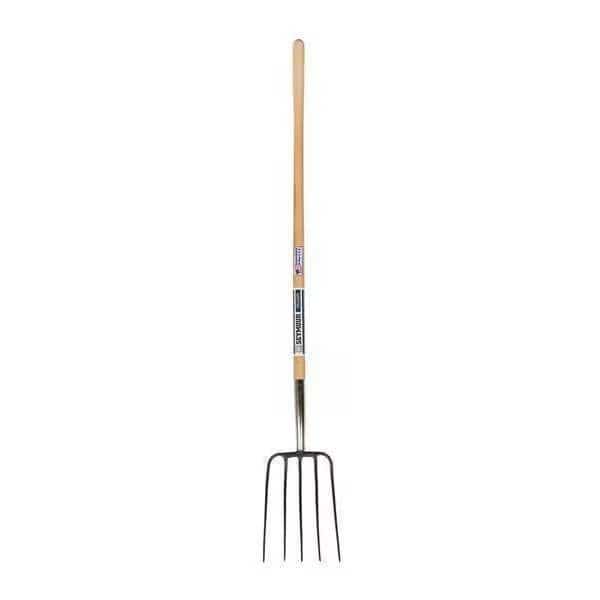 5-tine Manure Fork with 48"L Hardwood Handle