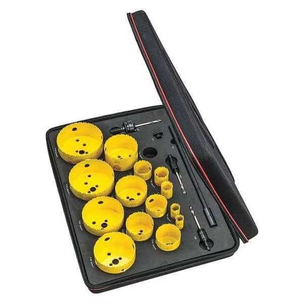 Industrial Kit, w/ 15 Hole Saws, Arbors