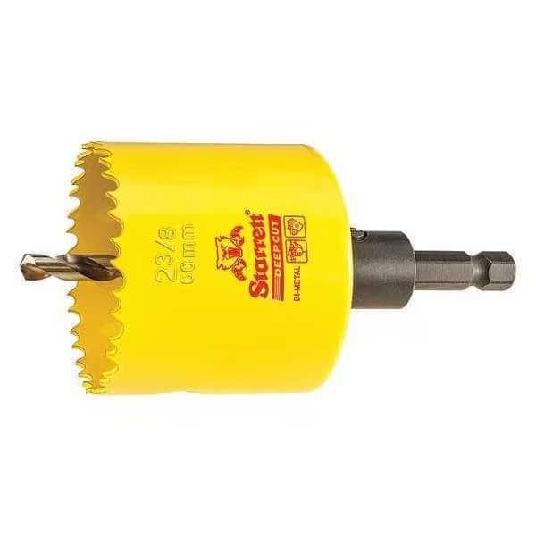 Bi-Metal Hole Saw,w/Arbor,2-3/8",60mm, Mfr#: ADCH0238, STARRETT