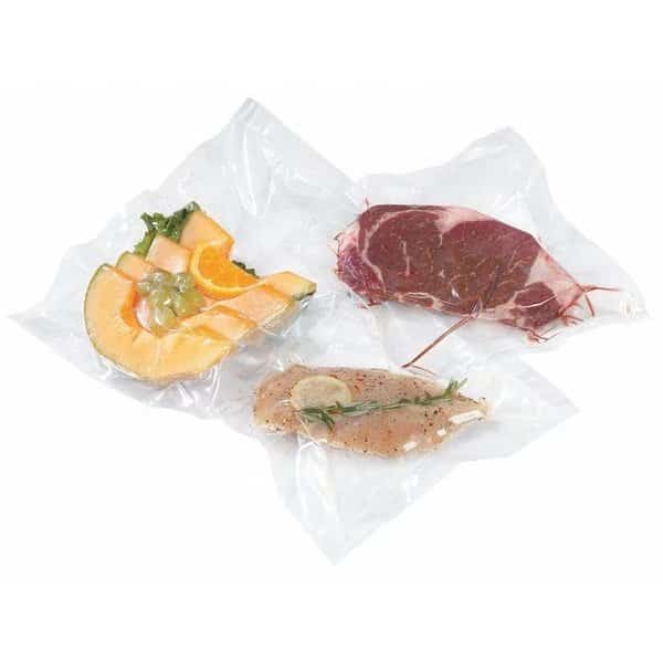 Vacuum Sealer Bag, 8 In L, 12 In W, PK100
