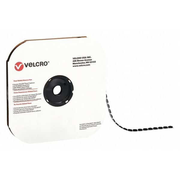 Tape, Dots, Loop, 3/8", Blk, PK1800, Disc, Black, 1800 PK
