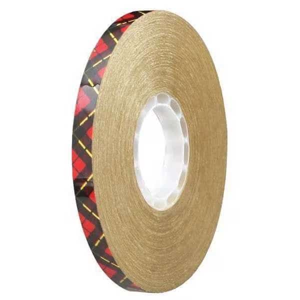 3M 924 Adhesive Transfer Tape, 2.0 Mil, 1/4" x 36 yds., Clear, PK6