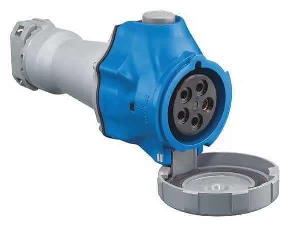 Pin and Sleeve Connector, 30A, 10 HP, Blue, HUBBELL, Mfr# HBLS530C9W