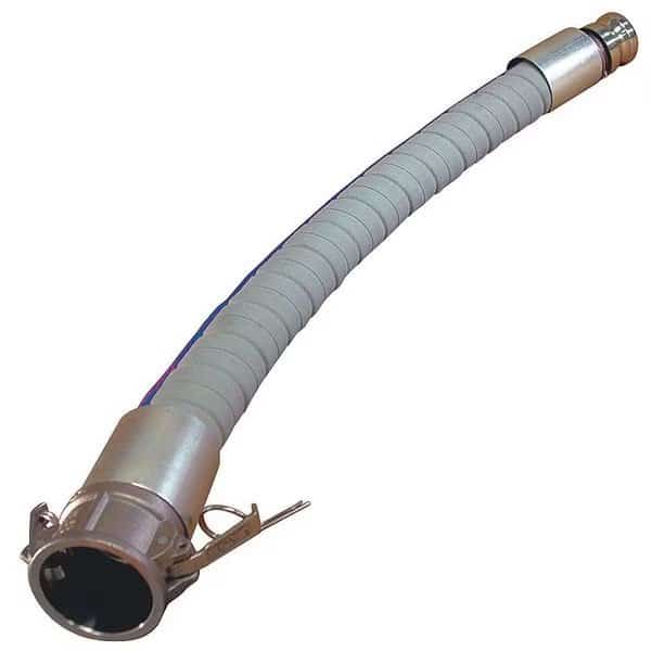 2" ID x 10 ft Rubber Food Hose 100 PSI GY