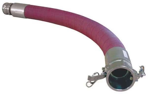 Food Hose, 3" ID x 10 ft., Burgundy