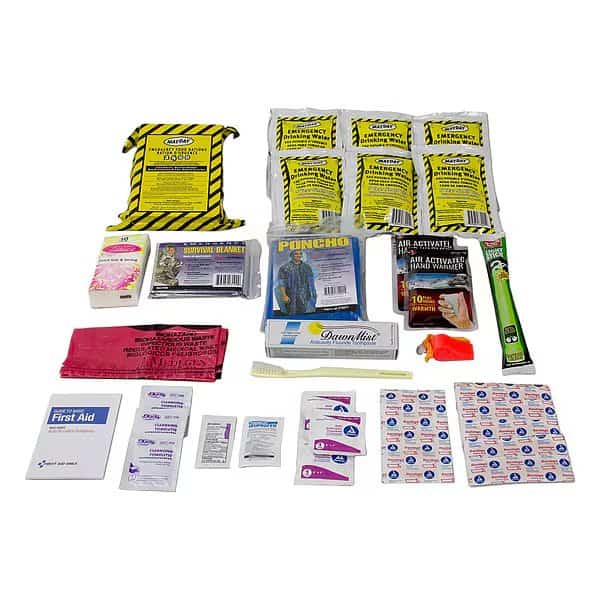 Survival Kit, Poly 36 Components, 1 People Served