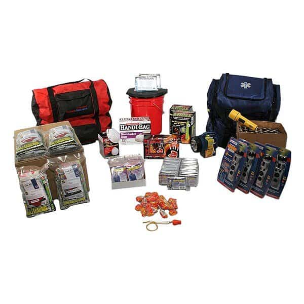 Emergency Supply Assortment Kit Cardboard Box Case 50 Person, READY AMERICA, Mfr# 78400