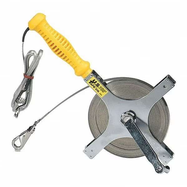 100 ft Oil Gauging Tape Measures, 1/2 in Blade