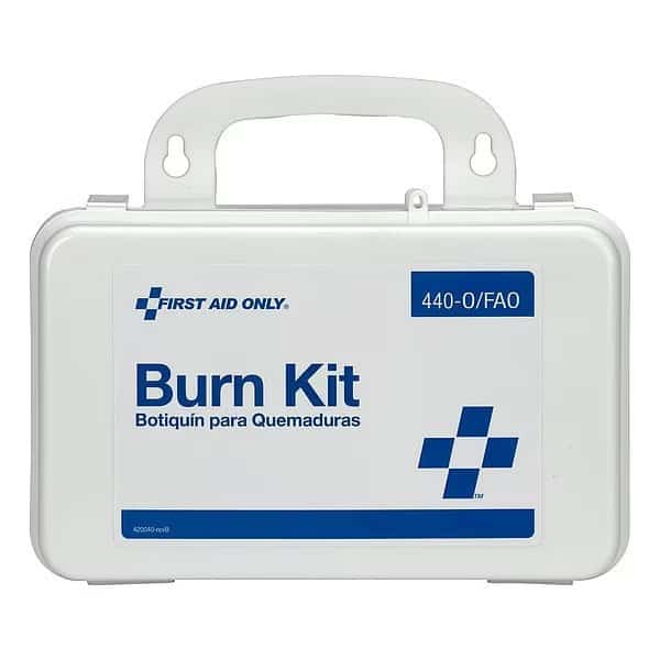 Burn Care Kit, Plastic, 12 Piece