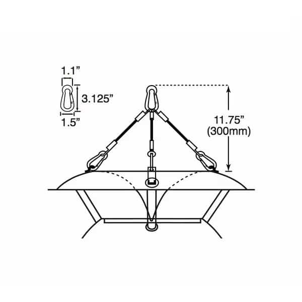 Hanging Kit, SOUNDSPHERE, Mfr# SS-HKL