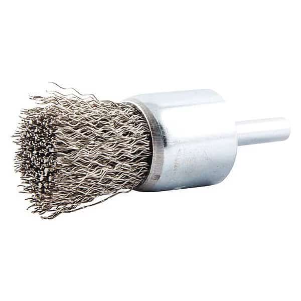 End Brush, Shank 1/4", Wire 0.012" dia.
