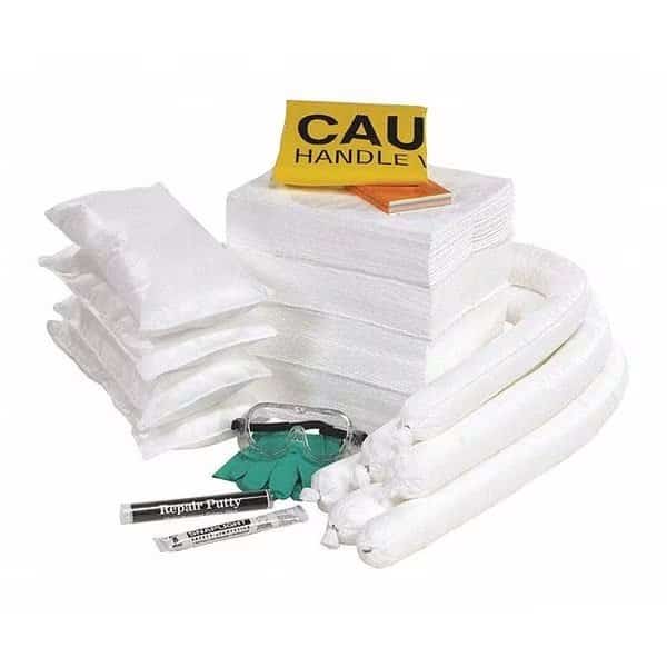 Spill Kit Refill, 28 gal Volume Absorbed per Kit, Not Applicable Capacity, Box, Yellow, 28