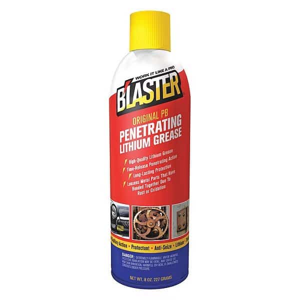 Synthetic Lithium Penetrating Grease Aerosol Can, Amber
