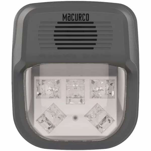 Horn Strobe Alarm, 4-3/4" L, 2" W, LED