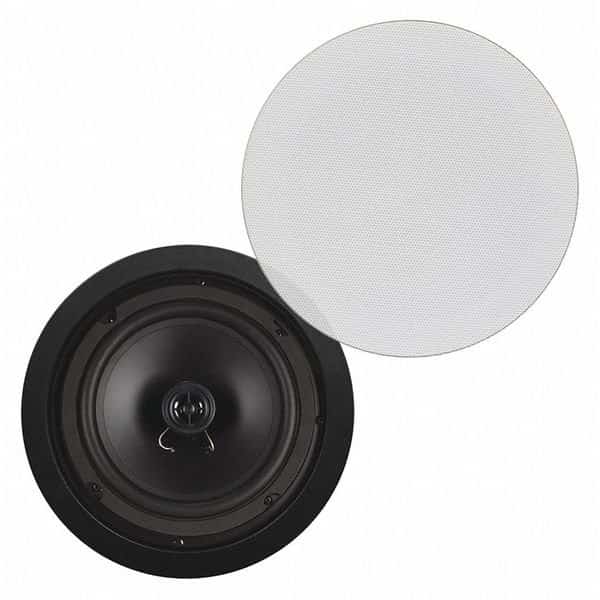 In-Ceiling Speaker, White, 100 Max Wattage