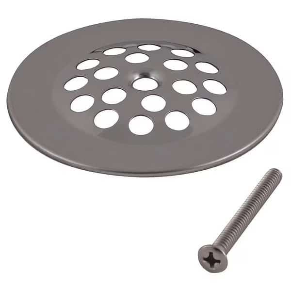 Bath Drain Stainer, Silver, Pipe 1-3/4"dia