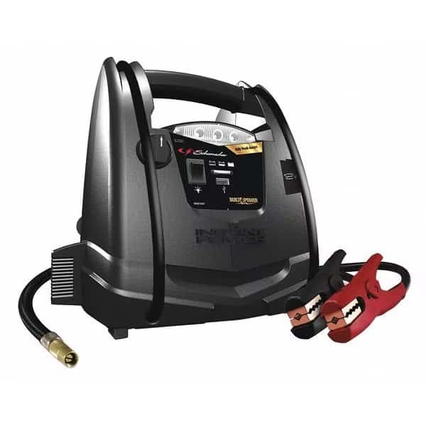 Battery Jump Starter, 12VDC, 10-7/8" W