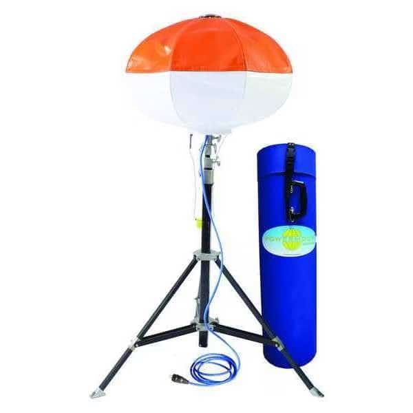 Job Site Light, LED, Black/Orange
