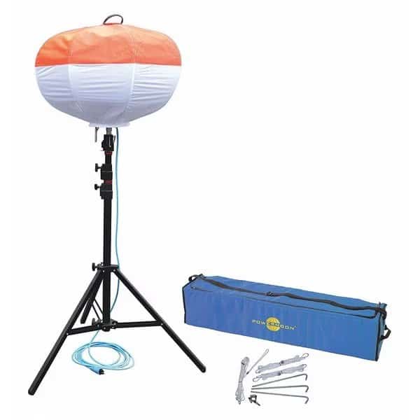 Job Site Light, LED, Black/Orange