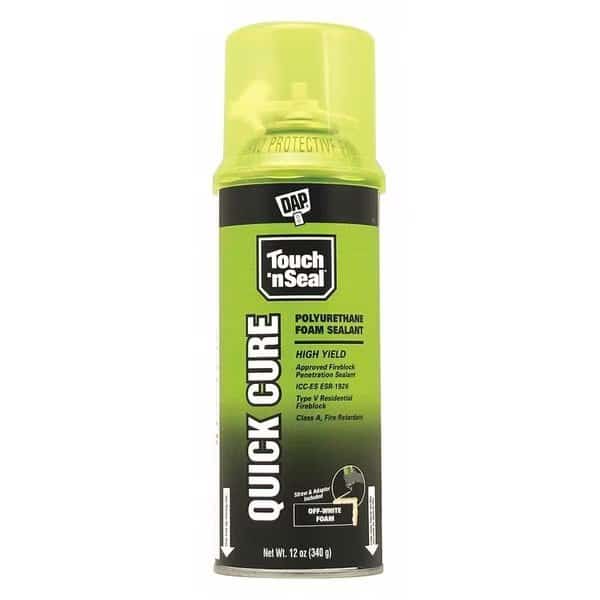 Spray Foam Sealant, Straw Application Method 12 oz, Aerosol Can, Beige, 2-3:1 Expansion Ratio