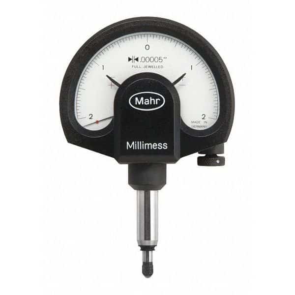 Dial Indicator, 0.0005" Graduations, White