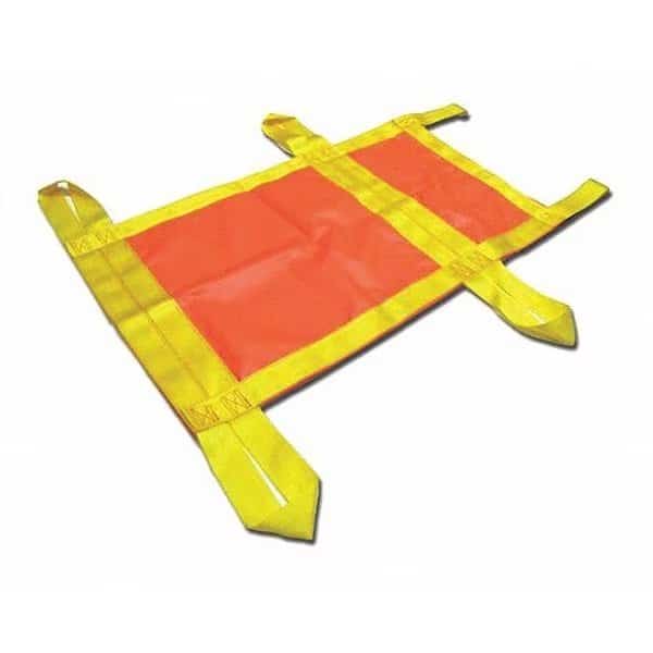 Rescue Mat, 12" W x 12" L x 6" H, Yellow