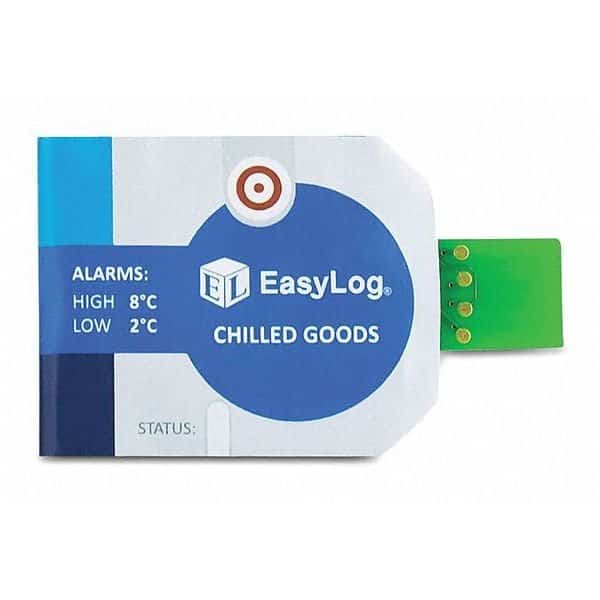 Chilled Goods Data Logger,2.60" W,PK10, Mfr#: EL-CC-1-001 PK10, LASCAR