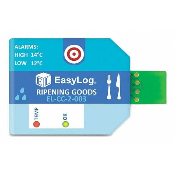 Ripening Goods Data Logger,2.60" W,PK10, Mfr#: EL-CC-2-003 PK10, LASCAR