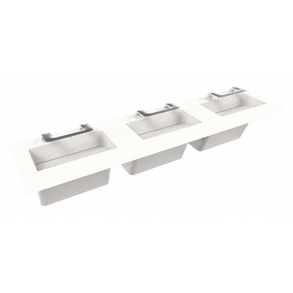 Glacier, Three Station Sink, Wash Fountain, Bradley, Mfr#: S93-761