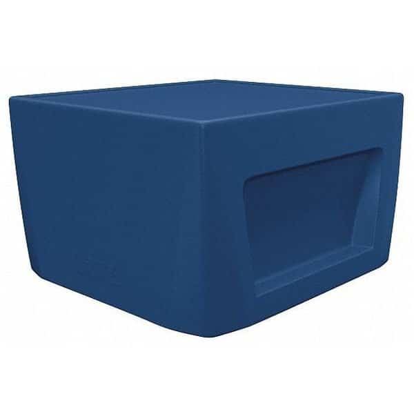 Square Utility Table, 23-3/4" W, 24" L, 14.75" H, Polyethylene Slate Blue
