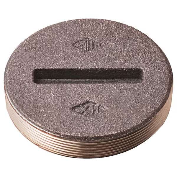 Floor Cleanout Plug, Cast Bronze, Round
