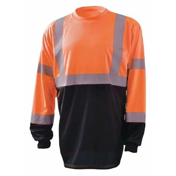Unisex Long Sleeve T-Shirt, Polyester, Pullover Closure, XL