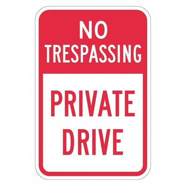 Warning Sign, 18 in H, 12 in W, Aluminum, Vertical Rectangle, English, T1-3125-HI_12x18