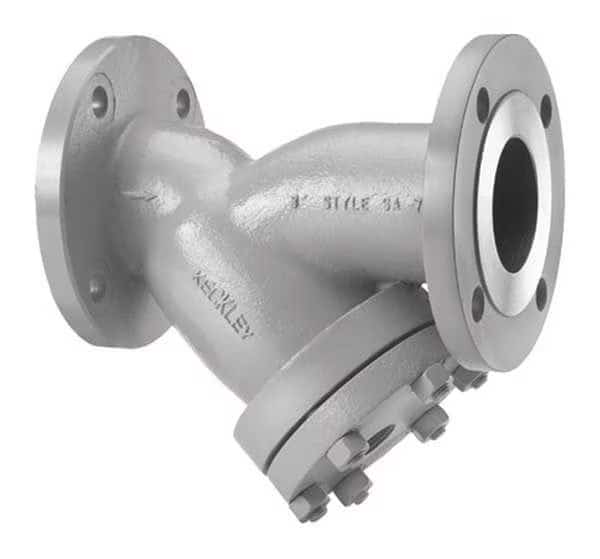 Y Strainer, 5" Pipe, Flanged, Carbon Steel