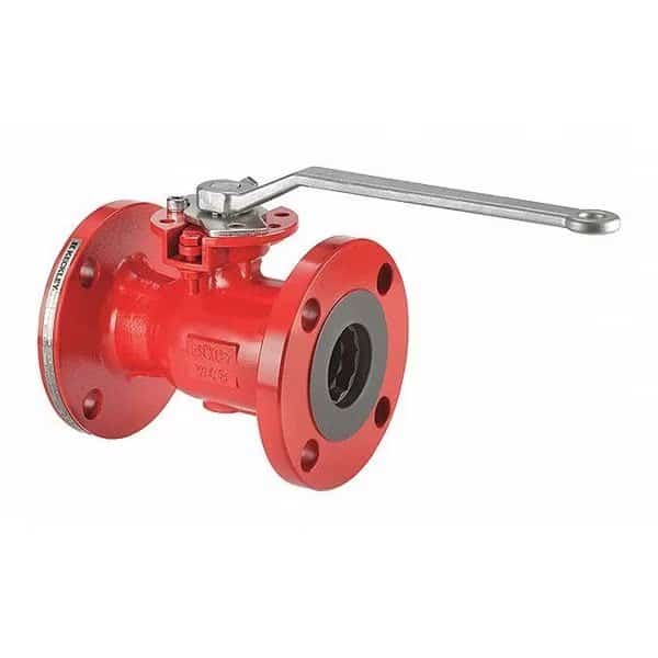 1-1/2" Flanged Carbon Steel Ball Valve Inline