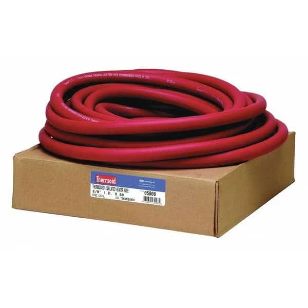 Heater Hose, Red, 50 ft. L, 1" I.D.