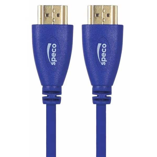 HDMI Cable, 15 ft. L, Blue, Dual SHLD