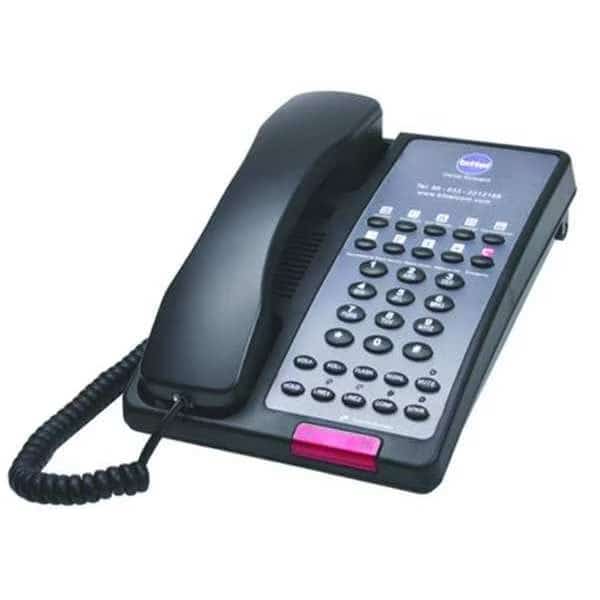 Hospitality,Phone,Analog,Wall/Desk,Black, Mfr#: 38TSDT10-B, BITTEL