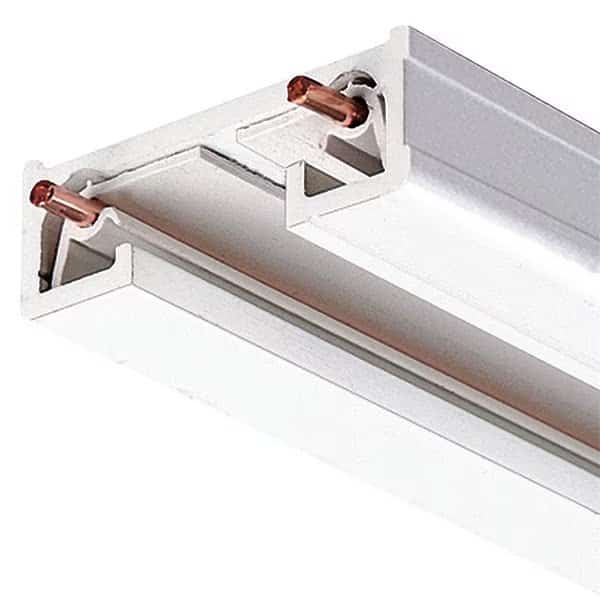 Track Section, 8 ft, White