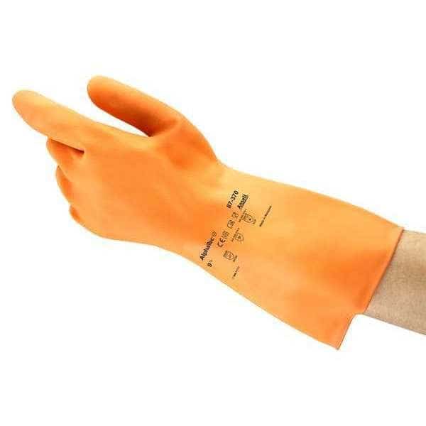 Gloves,Orange,13 in. L,Size 7-1/2,PR, Mfr#: 87-370, VERSATOUCH
