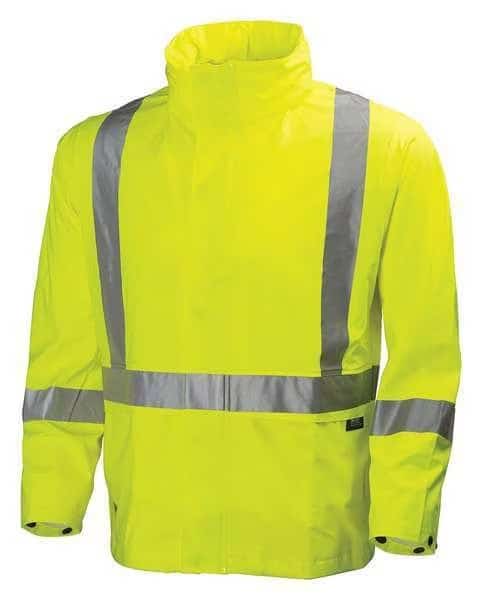 Rain Jacket,Unrated,Yellow/Green,S, Mfr#: 70261_360-S, HELLY HANSEN