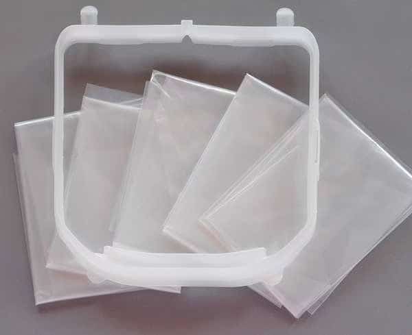 HDPE Paint Bucket Liner, 13" L, 1/2" D, 10" W