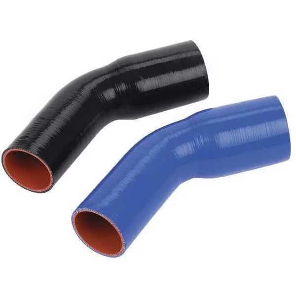 Elbow Reducer,2-1/4" to 2-1/2" ID x 12", Mfr#: R45-225/250, FLEXTECH