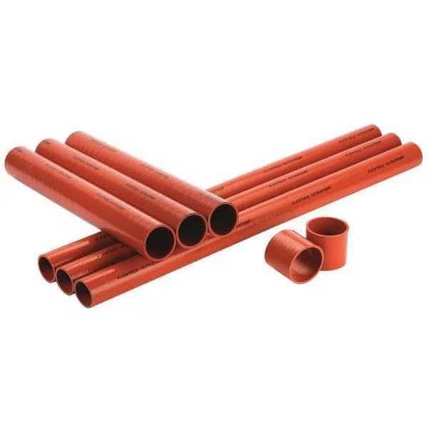 Straight Hose, Red, 2 in.