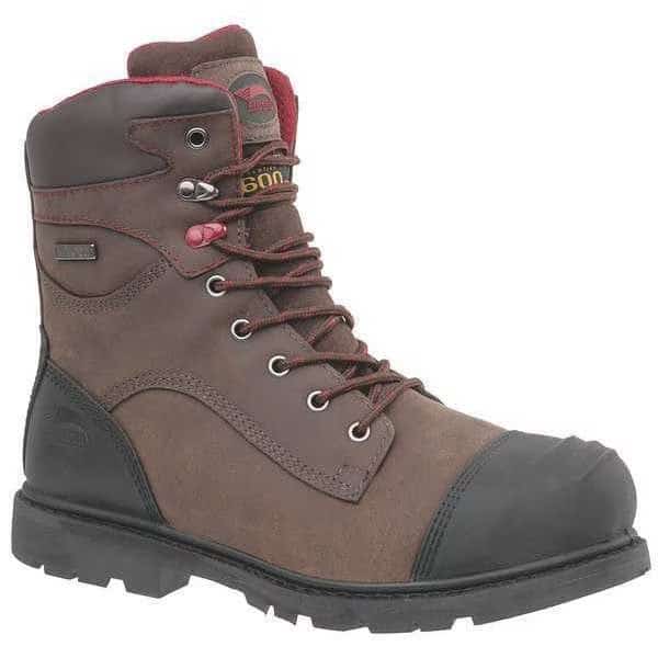 A7573, Men's 8 in Composite Toe 8-Inch Work Boot, Brown, 13, Medium, A7573
