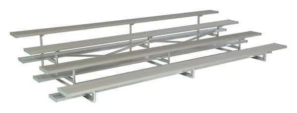 Bleacher, 4 Rows, 40 Seats, 15 ft. L