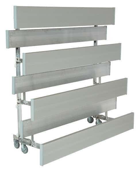 Bleacher, 4 Rows, 15 Seats, 7-1/2 ft. L