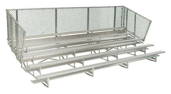Bleacher, 5 Rows, 70 Seats, 21 ft. L