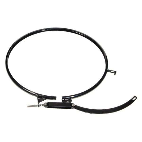 Adj. Lever Ring,55 gal.,Black,Steel, Mfr#: DRM1049, PIG