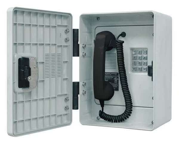 Telephone, Industrial Outdoor, Gray